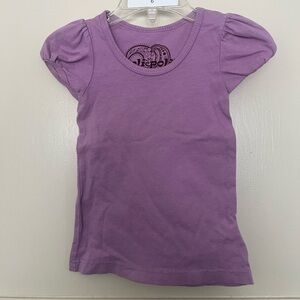Yoli Poli brand new, organic cotton, purple t shirt